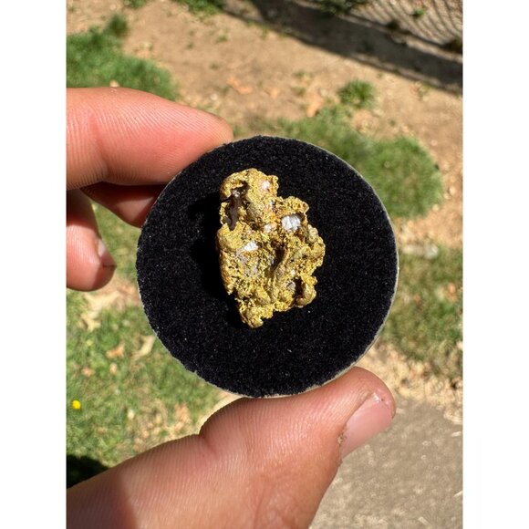 Gold Crystal Nugget Specimen - Grass Valley, Nevada County, California - 8.6g - Picture 3 of 7